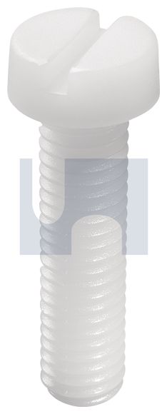 MTS SCREW CHEESE SLOT NYLON M4 X 06MM